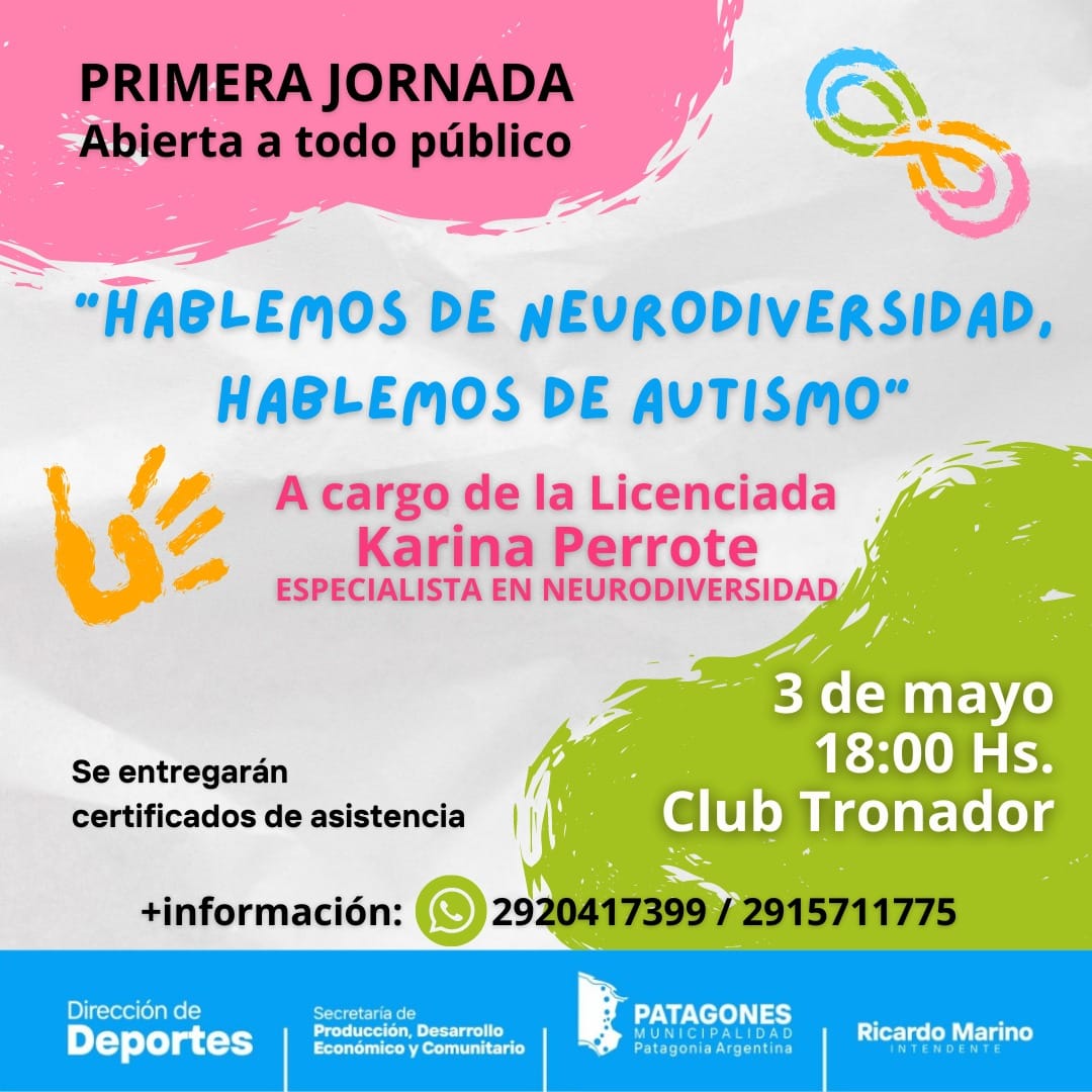 CreeSer y Deportes de Patagones proponen la primer jornada sobre Autismo en conjunto
