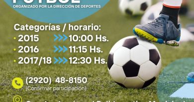 Primer encuentro de Escuelitas de Futbol en Patagones